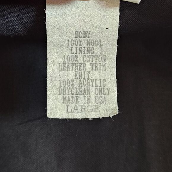 Rare VTG Space Jam Jacket Mens Large Black Blue Wool Warner Bros WB Movie 90s - Picture 8 of 16